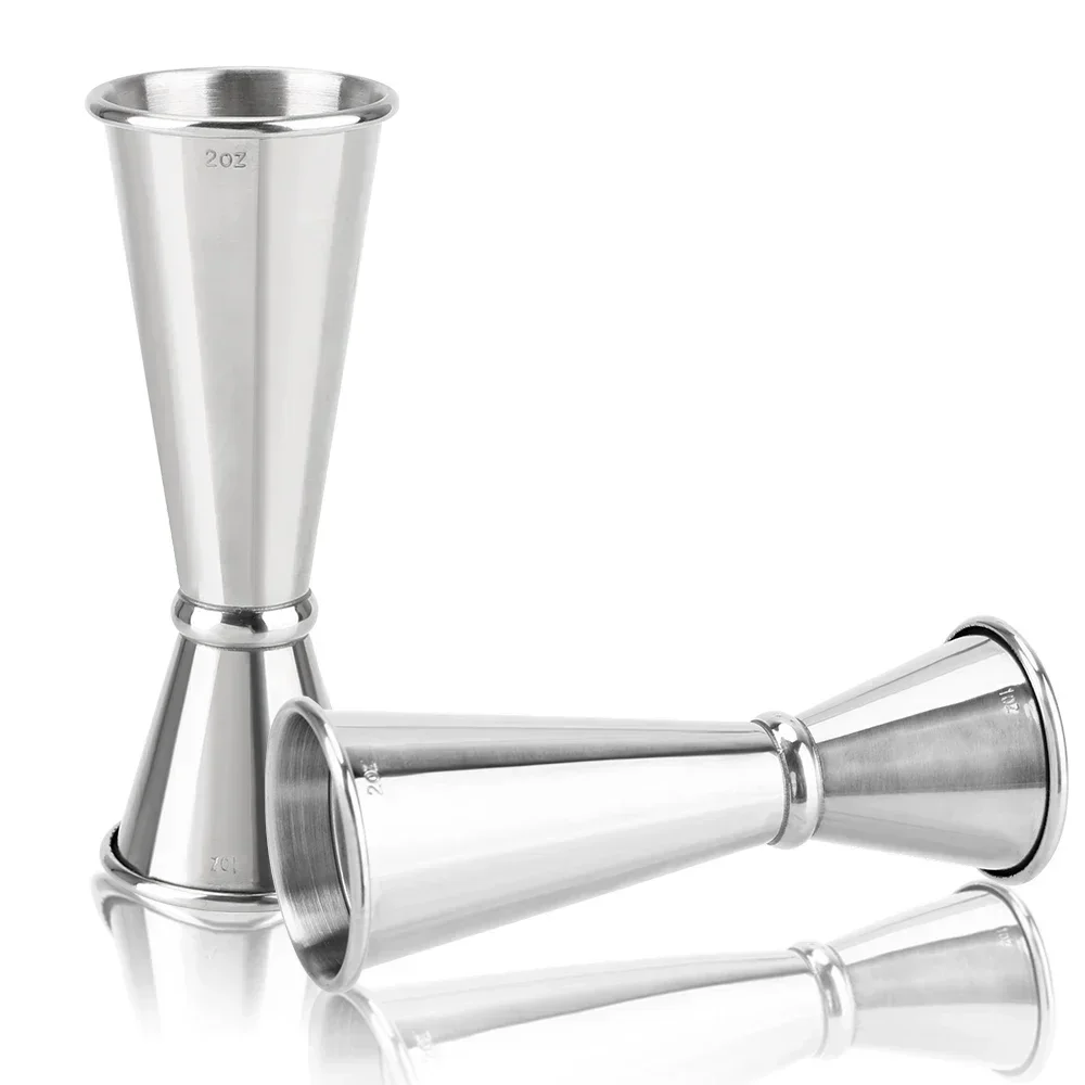 Spirit Measure Jigger - 2PCS 30/60ml Cocktail Vino Shaker Misura