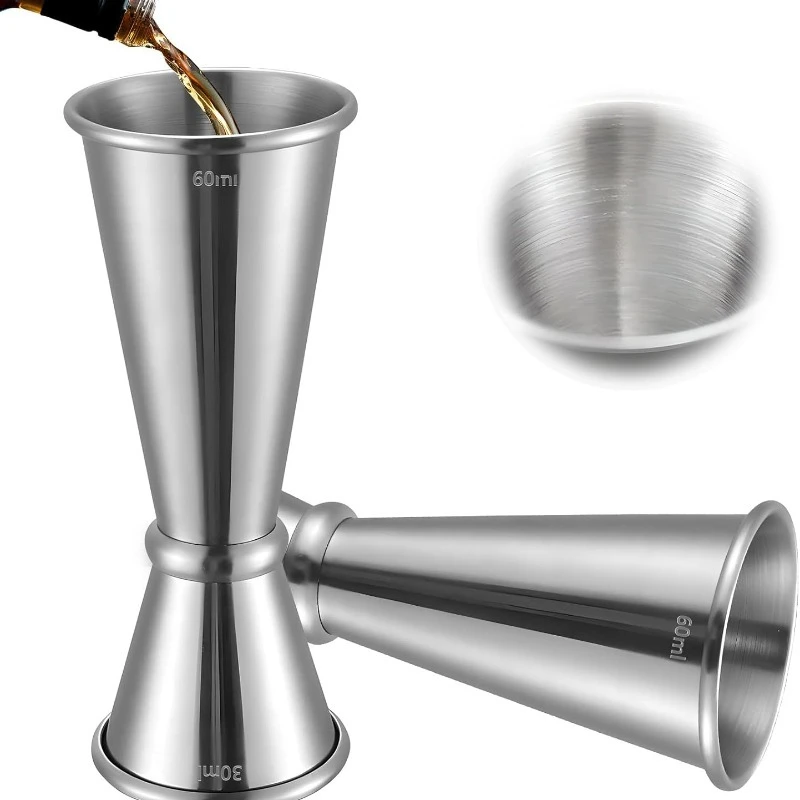Spirit Measure Jigger - Acciaio inossidabile 30/60ml Cocktail Vino Shaker