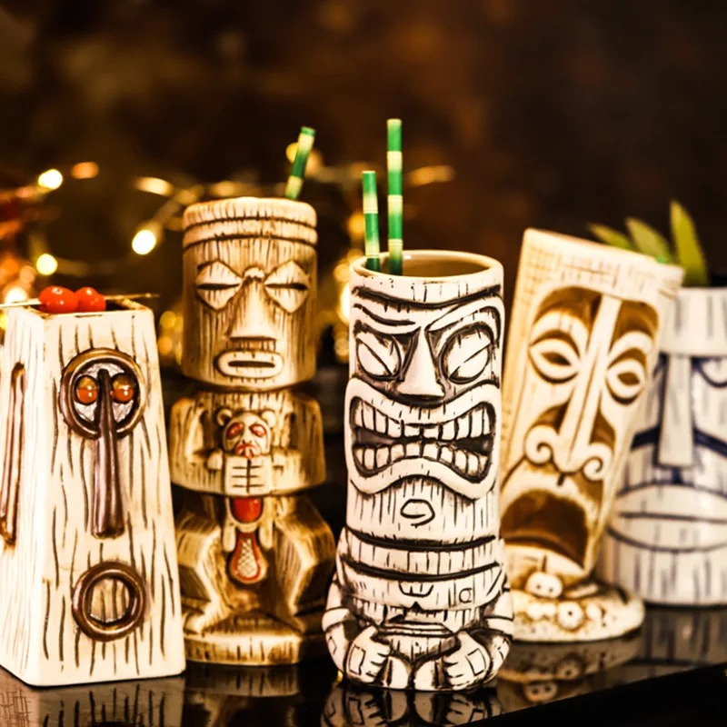 Wine Beer Cocktail - Tazza in ceramica creativa Shaman Totem