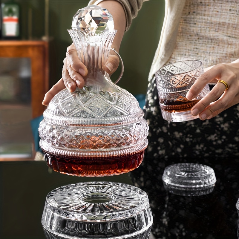 Wine Glass Set Crystal - Decanter per vino in cristallo Elegante