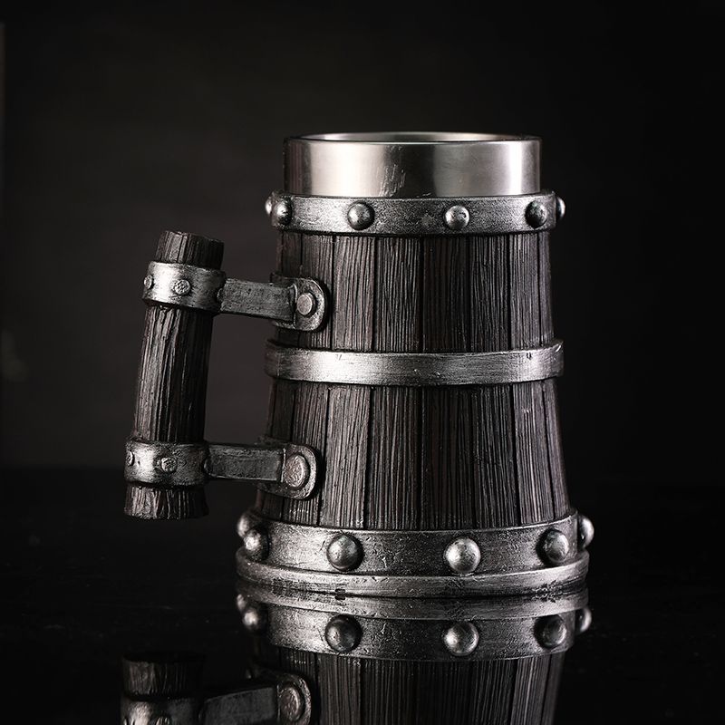 Wine Beer Glass - Bicchiere da Birra in Resina Effetto