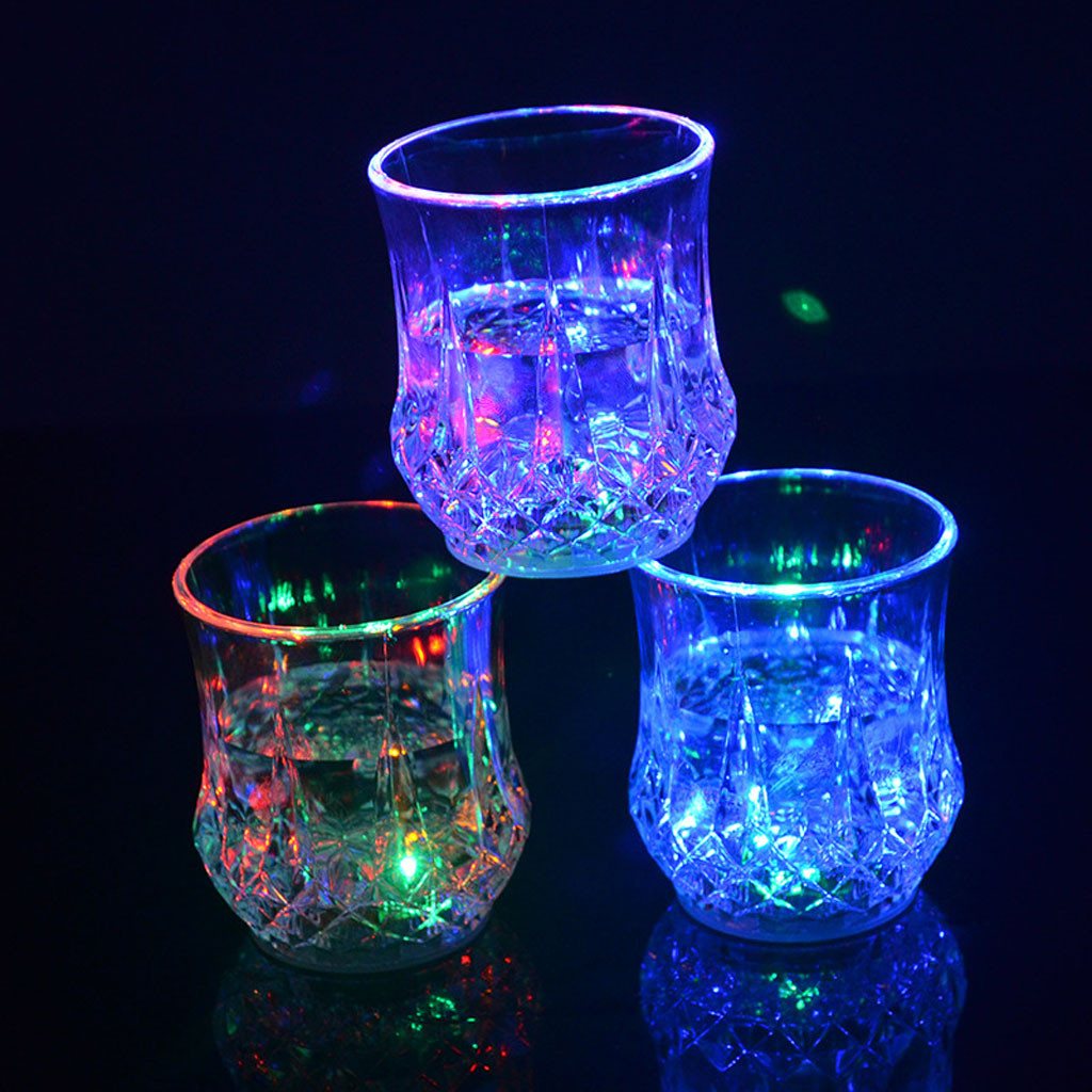 Wine Beer Glass - Bicchiere Luminoso a LED Colorato, Bicchiere