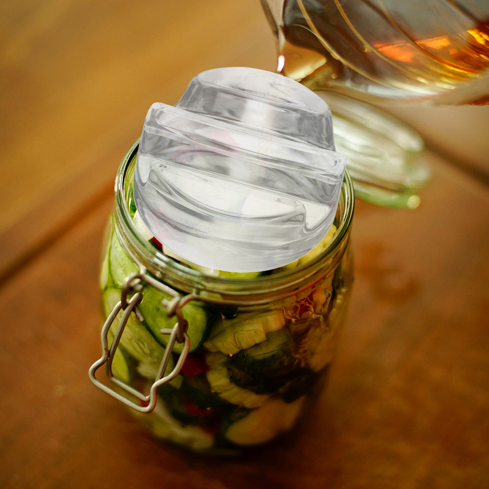 Wine Beer Cider - Coperchio per Fermentazione in Vetro con