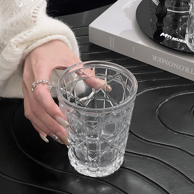 2 pz 310ml Vintage Diamond Pat - Wine Beer Glass recensione e prezzo