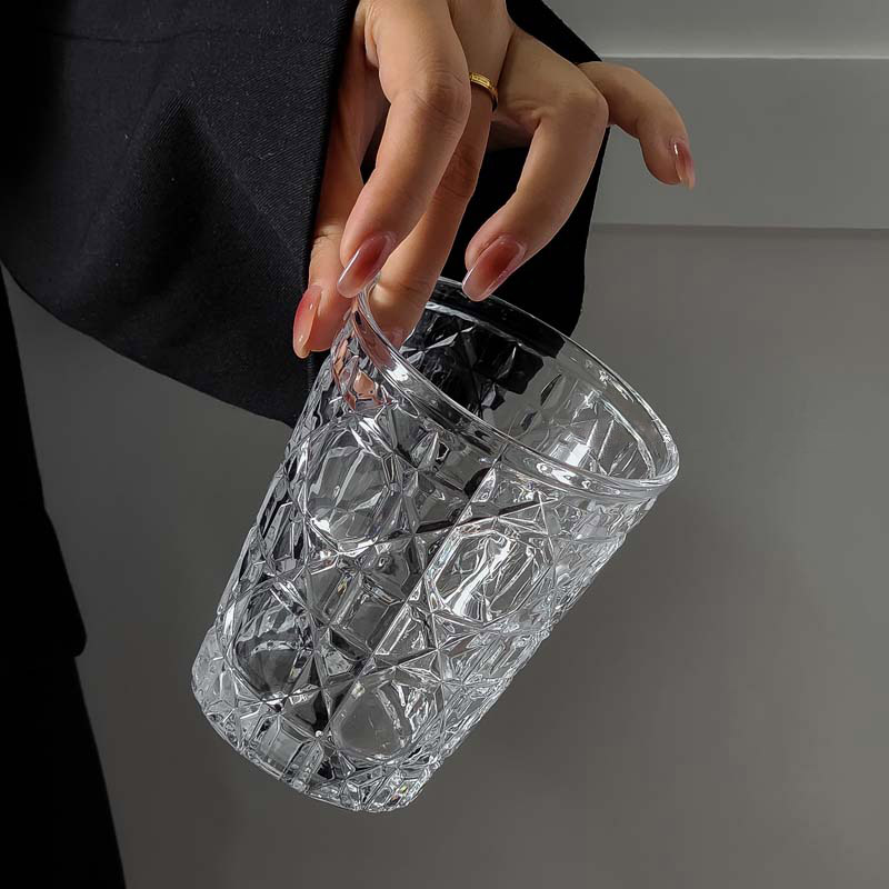 2 pz 310ml Vintage Diamond Pat - Wine Beer Glass recensione e prezzo