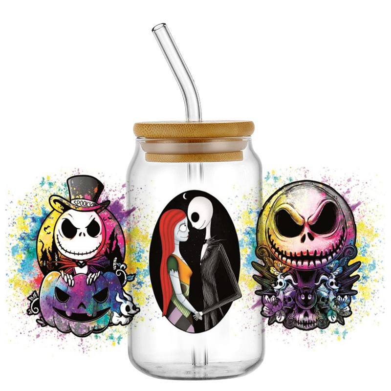 Adesivi decorativi Jack Sally  - Wine Beer Glass recensione e prezzo