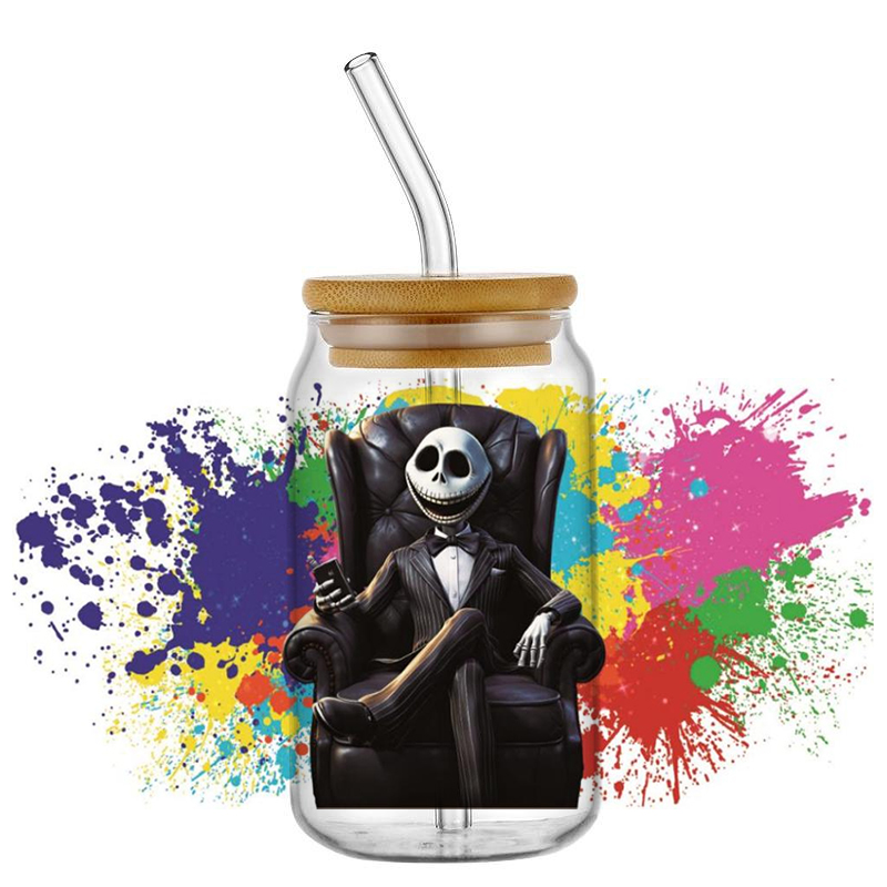 Adesivi decorativi Jack Sally  - Wine Beer Glass recensione e prezzo