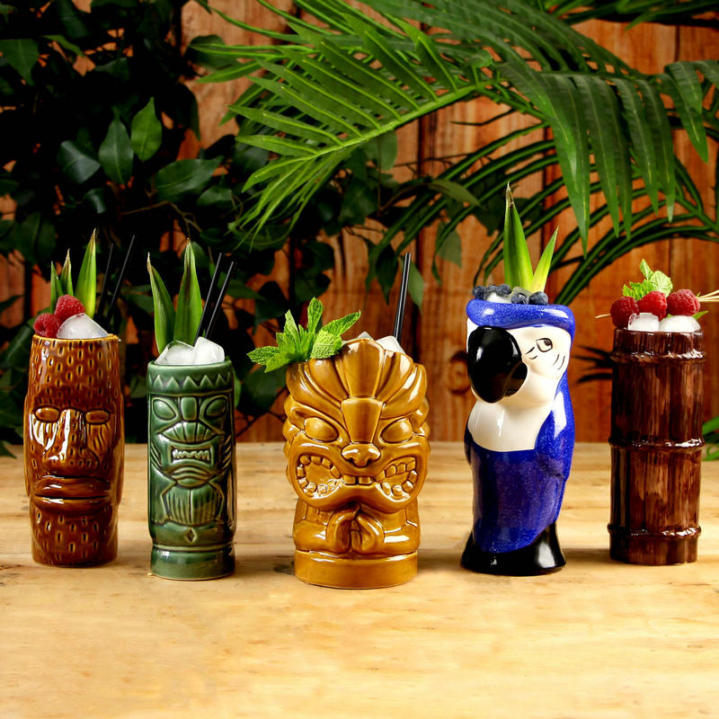 Tazze Tiki Hawaiane, Bicchiere - Wine With Beer Cocktail recensione e prezzo