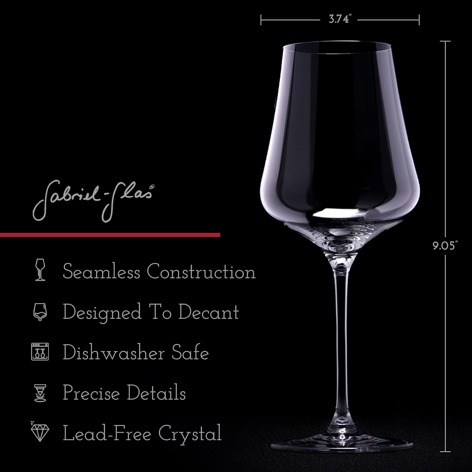 Set di 4 Bicchieri da Vino in  - Wine Glass Set Crystal recensione e prezzo