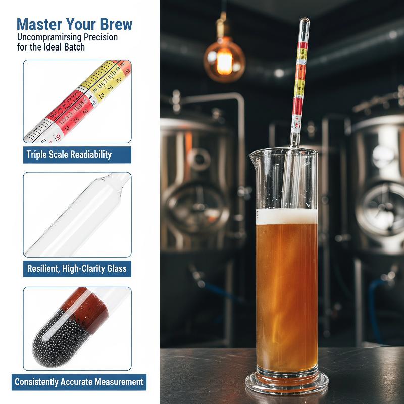 1 pezzo di idrometro a 3 scale - Wine Beer Cider recensione e prezzo